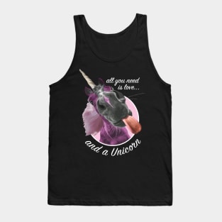 All You Need Is Love &...a Unicorn! Tank Top